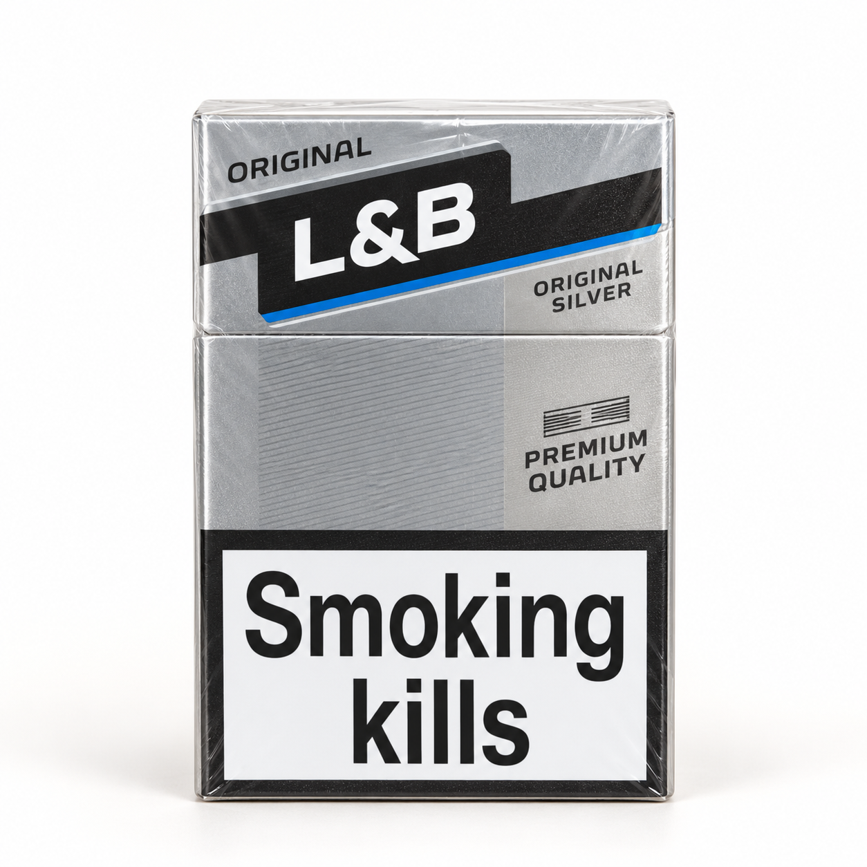 Lambert & Butler Original Silver Cigarettes - Smoking Kills Silver Pack