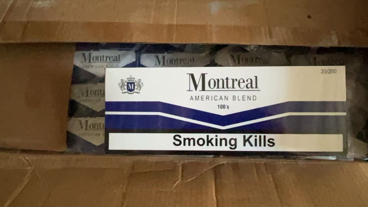 Montreal American Blend Blue 100s Cigarettes