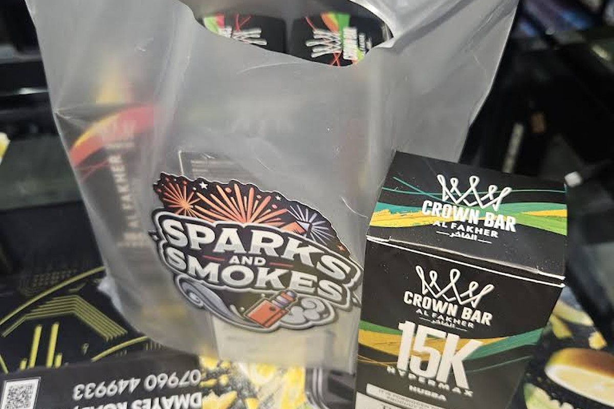 Sparks Smoke customer packaging
